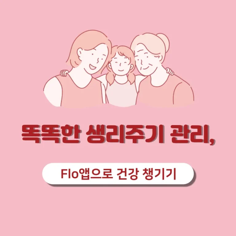 똑똑한 생리주기 관리, Flo 앱으로 건강 챙기기